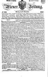 Wiener Zeitung 18461109 Seite: 1