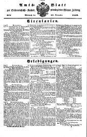 Wiener Zeitung 18461111 Seite: 11