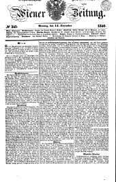 Wiener Zeitung 18461214 Seite: 1