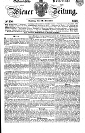 Wiener Zeitung 18461219 Seite: 1