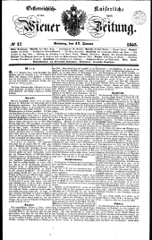 Wiener Zeitung 18470117 Seite: 1