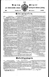 Wiener Zeitung 18470130 Seite: 9