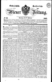 Wiener Zeitung 18470207 Seite: 1