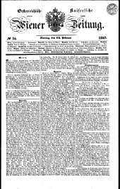 Wiener Zeitung 18470223 Seite: 1