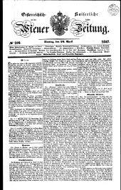 Wiener Zeitung 18470420 Seite: 1