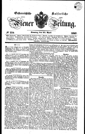 Wiener Zeitung 18470425 Seite: 1