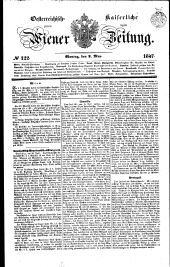 Wiener Zeitung 18470503 Seite: 1