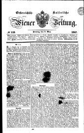 Wiener Zeitung 18470507 Seite: 1