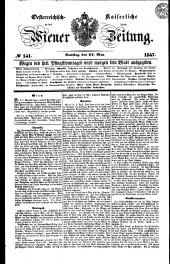 Wiener Zeitung 18470522 Seite: 1