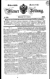 Wiener Zeitung 18470602 Seite: 1