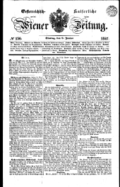 Wiener Zeitung 18470608 Seite: 1