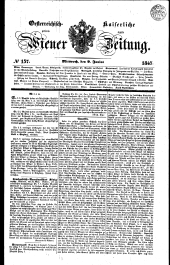 Wiener Zeitung 18470609 Seite: 1