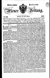 Wiener Zeitung 18470620 Seite: 1