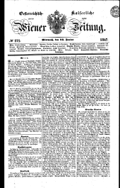 Wiener Zeitung 18470623 Seite: 1