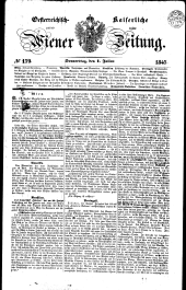 Wiener Zeitung 18470701 Seite: 1