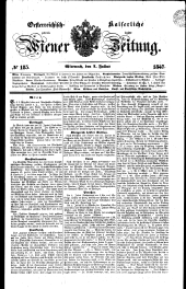Wiener Zeitung 18470707 Seite: 1