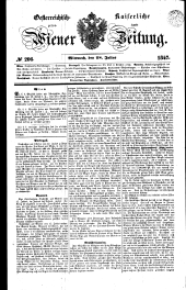 Wiener Zeitung 18470728 Seite: 1