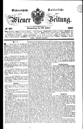 Wiener Zeitung 18470729 Seite: 1