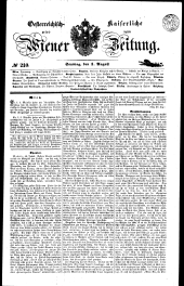 Wiener Zeitung 18470801 Seite: 1