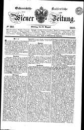 Wiener Zeitung 18470803 Seite: 1