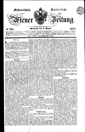 Wiener Zeitung 18470804 Seite: 1