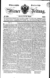 Wiener Zeitung 18470830 Seite: 1