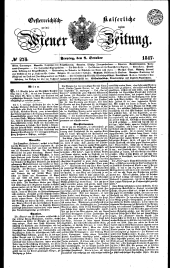 Wiener Zeitung 18471008 Seite: 1