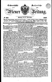 Wiener Zeitung 18471102 Seite: 1