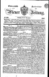 Wiener Zeitung 18471204 Seite: 1