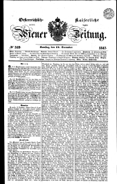 Wiener Zeitung 18471218 Seite: 1