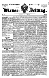 Wiener Zeitung 18480105 Seite: 1