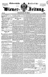 Wiener Zeitung 18480113 Seite: 1