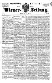 Wiener Zeitung 18480114 Seite: 1