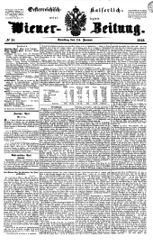 Wiener Zeitung 18480115 Seite: 1