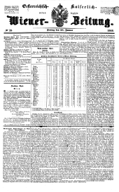 Wiener Zeitung 18480128 Seite: 1