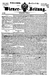 Wiener Zeitung 18480207 Seite: 1