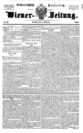 Wiener Zeitung 18480208 Seite: 1