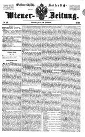 Wiener Zeitung 18480212 Seite: 1