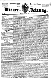 Wiener Zeitung 18480305 Seite: 1