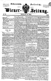 Wiener Zeitung 18480319 Seite: 1