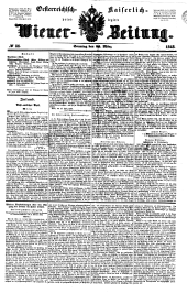 Wiener Zeitung 18480326 Seite: 1