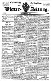 Wiener Zeitung 18480401 Seite: 1