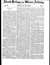 Wiener Zeitung 18480424 Seite: 1
