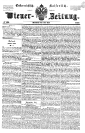 Wiener Zeitung 18480510 Seite: 1