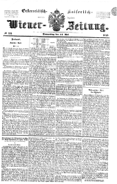 Wiener Zeitung 18480511 Seite: 1