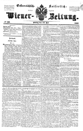 Wiener Zeitung 18480512 Seite: 1