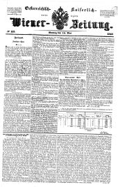 Wiener Zeitung 18480515 Seite: 1