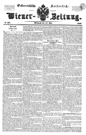 Wiener Zeitung 18480517 Seite: 1