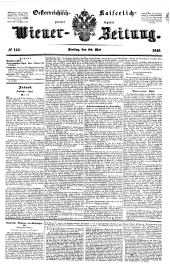 Wiener Zeitung 18480526 Seite: 1
