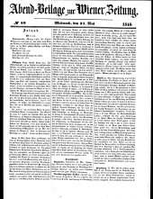 Wiener Zeitung 18480531 Seite: 5